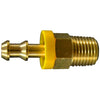 Brass Pushlock Male Adapter Fitting - 1/4 Barb X 1/4 MIP