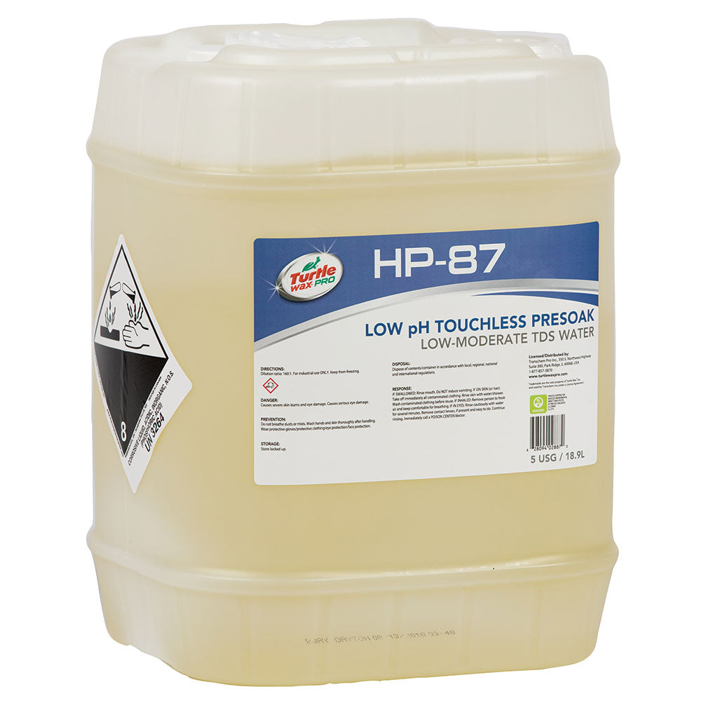 HP 87 - Turtle Wax® Low pH Touchless Presoak Low to Moderate TDS Water