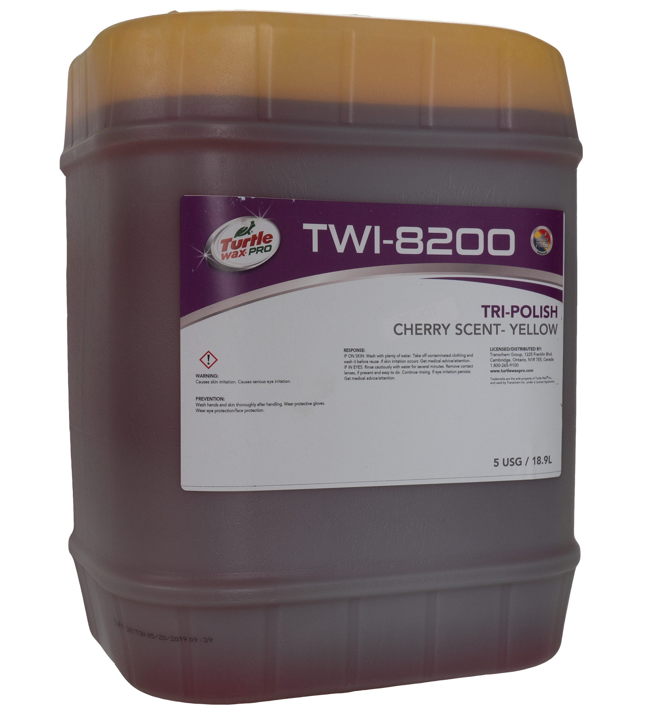 TWI 8200 - Turtle Wax® Pro Tri-Polish with Cherry Scent, Yellow